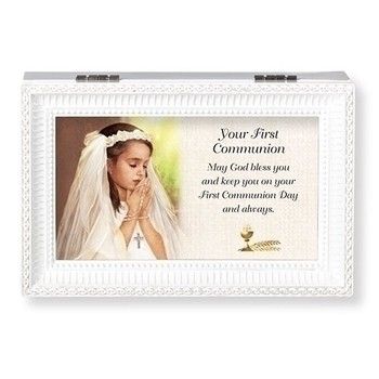 Your First Communion Girl Music Box