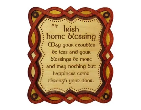 Irish Home Blessing Wall Plaque