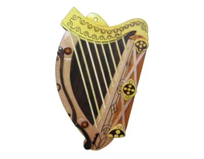 The Irish Harp Wall Hanging Plaque