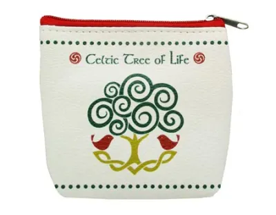 Celtic Tree of Life Zip Purse
