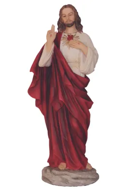 10&quot; Sacred Heart of Jesus Color Statue