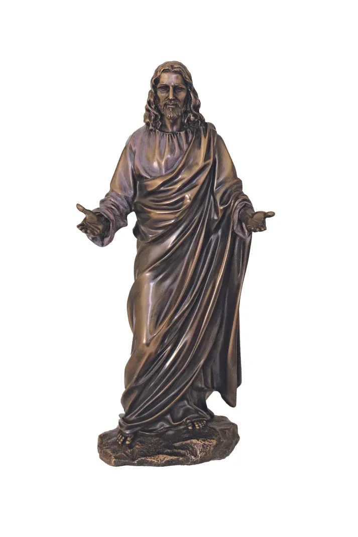 12&quot; Welcoming Christ Bronze Statue