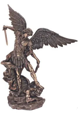 21&quot; St. Michael Bronze Statue