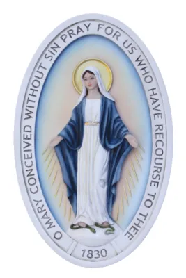 5X8&quot; Miraculous Medal Plaque