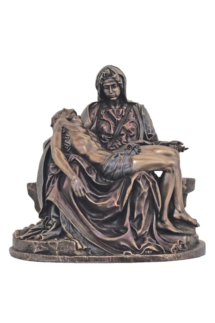 6.25&quot; Pieta Bronze Statue Disc.
