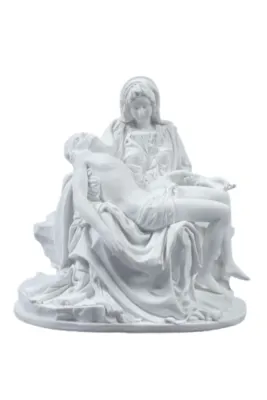7&quot; Pieta White Statue