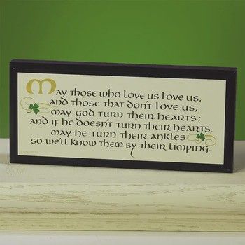 Irish Sitter Plaque