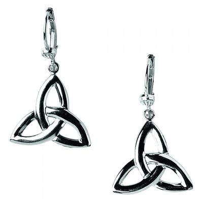 Sterling Silver Dearbhla Trinity Earrings
