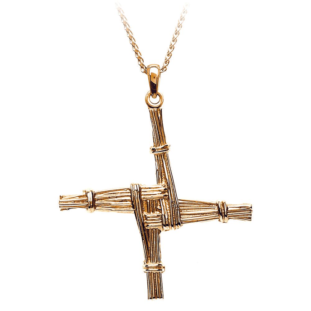10kt Gold St. Bridget&#39;s Cross (no chain) Disc.