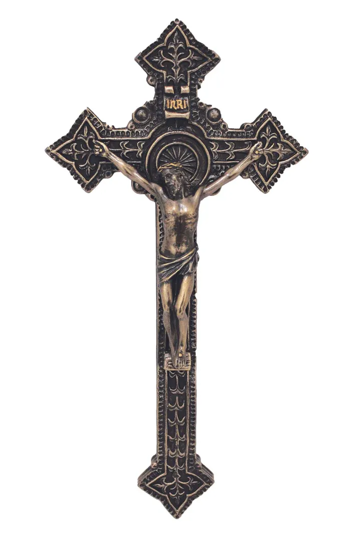 9&quot; Veronese Crucifix Bronze