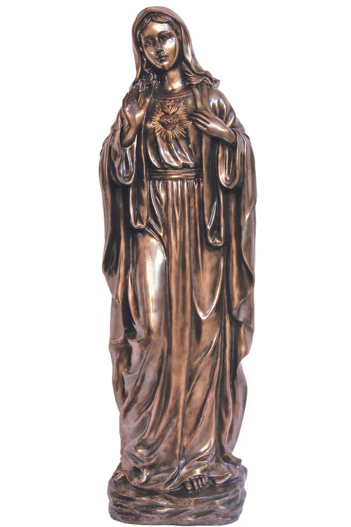 39” Immaculate Heart of Mary Bronze Statue