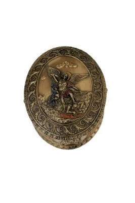 Saint Michael Oval Box Disc.