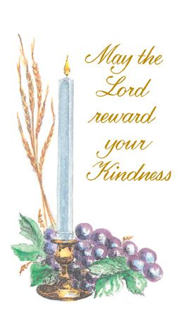 Donation Thank You Card, Box of 100, MD213