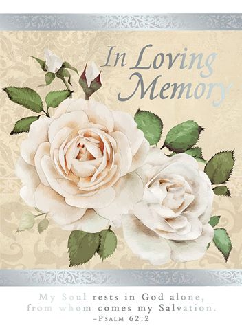 Mass Card- In Loving Memory, Box of 100, MN148F