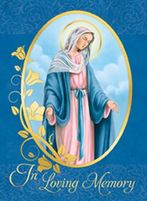 Mass Card- Blessed Madonna, Box of 50, ME134