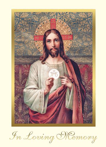 Mass Card- In Loving Memory, Box of 50, ME329