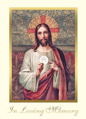 Mass Card- In Loving Memory, Box of 50, ME329