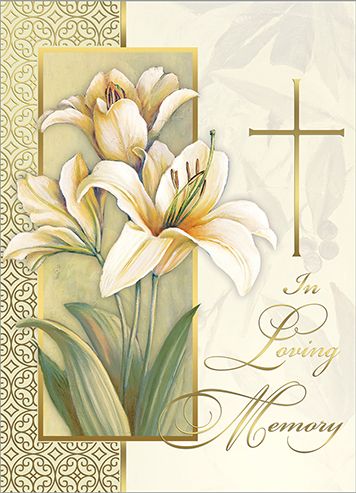 Mass Card- In Loving Memory, Box of 50, ME702