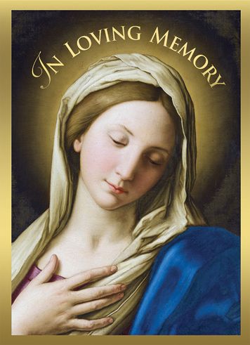 Mass Card- Madonna in Prayer, Box of 50, ME849
