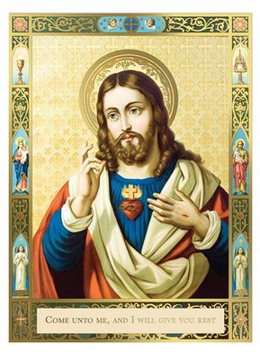 Mass Card- Come Unto Me and I Will Give You Rest, Box of 50, ME430