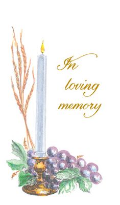 Donation Liturgical Candle Card, Box of 100, MD214