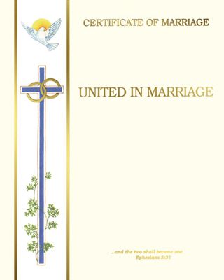Certificate- Create Your Own Marriage Certificate, Box of 50,  XC111