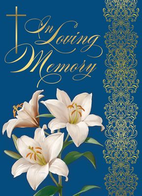 Mass Card- In Loving Memory, Box of 100, MA262