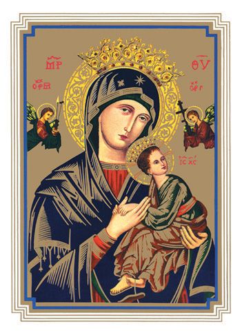 Mass Card- Our Lady of Perpetual Help, Box of 100, MB203