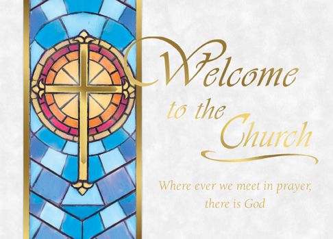 Welcome to the Church Cards, Box of 25, MA980