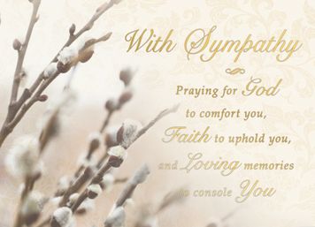 With Sympathy Cards, Box of 25, MA885