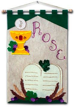 Deluxe First Communion Banner Kit, 12 in. x 18 in., 10 Commandments