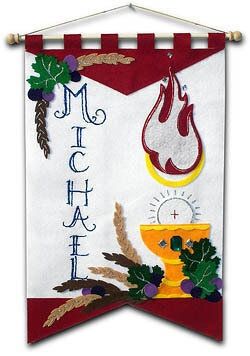 Deluxe First Communion Banner Kit, 12 in. x 18 in., Holy Spirit
