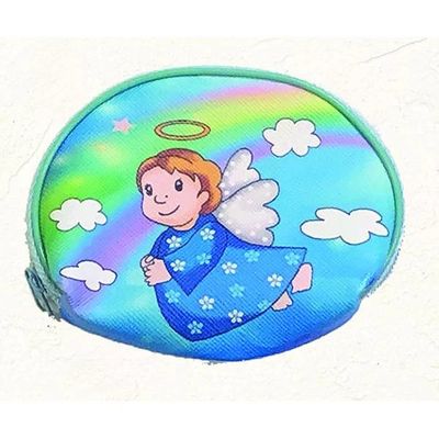 Angel Boy Vinyl Rosary Pouch Disc.