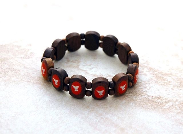 Holy Spirit Brazilian Wood Bracelet Brown