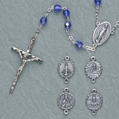 Adult Rosary Sapphire Marian