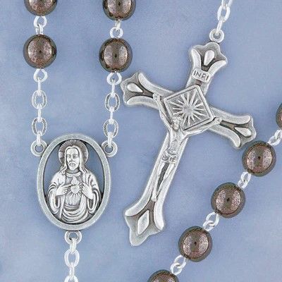 Adult Rosary Hematite