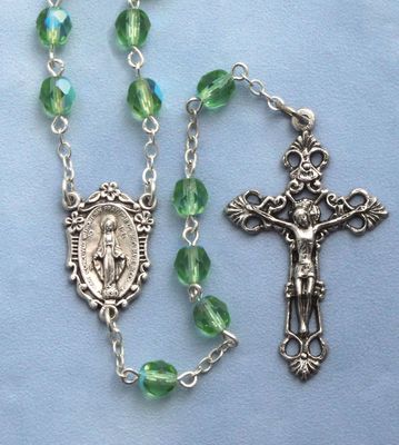 Peridot Crystal Rosary