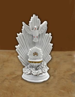 Holy Spirit Chalice Cake Topper Disc.