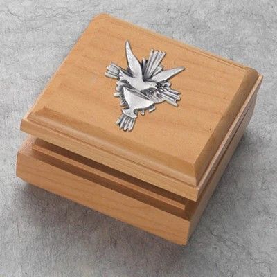 Holy Spirit and Chalice Maple Box