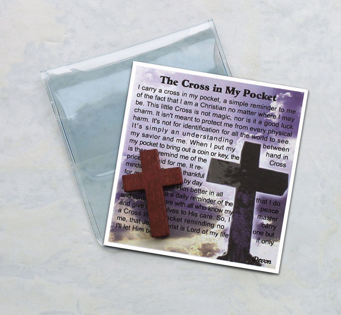 Cross in My Pocket Pouch