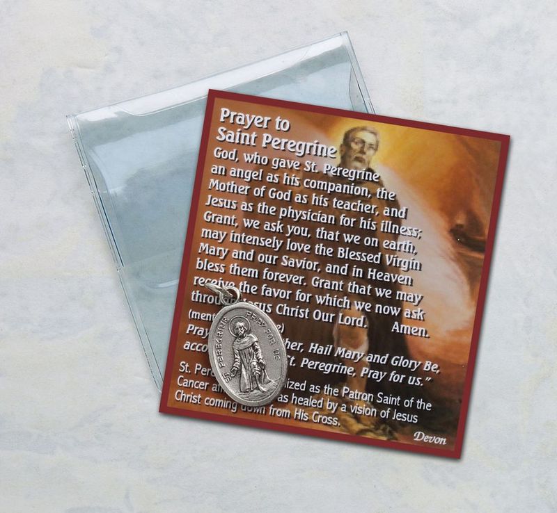 Prayer to St. Peregrine Pouch
