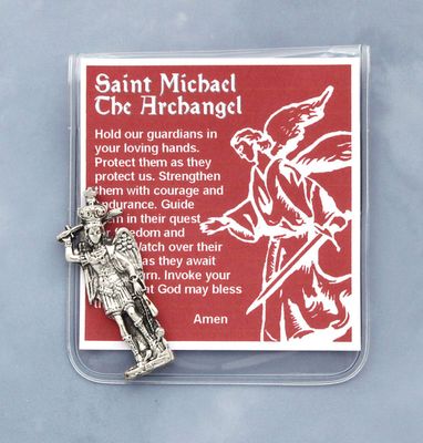 Prayer Folder Michael Statue