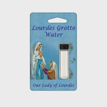 Lourdes Grotto Water Prayer Card