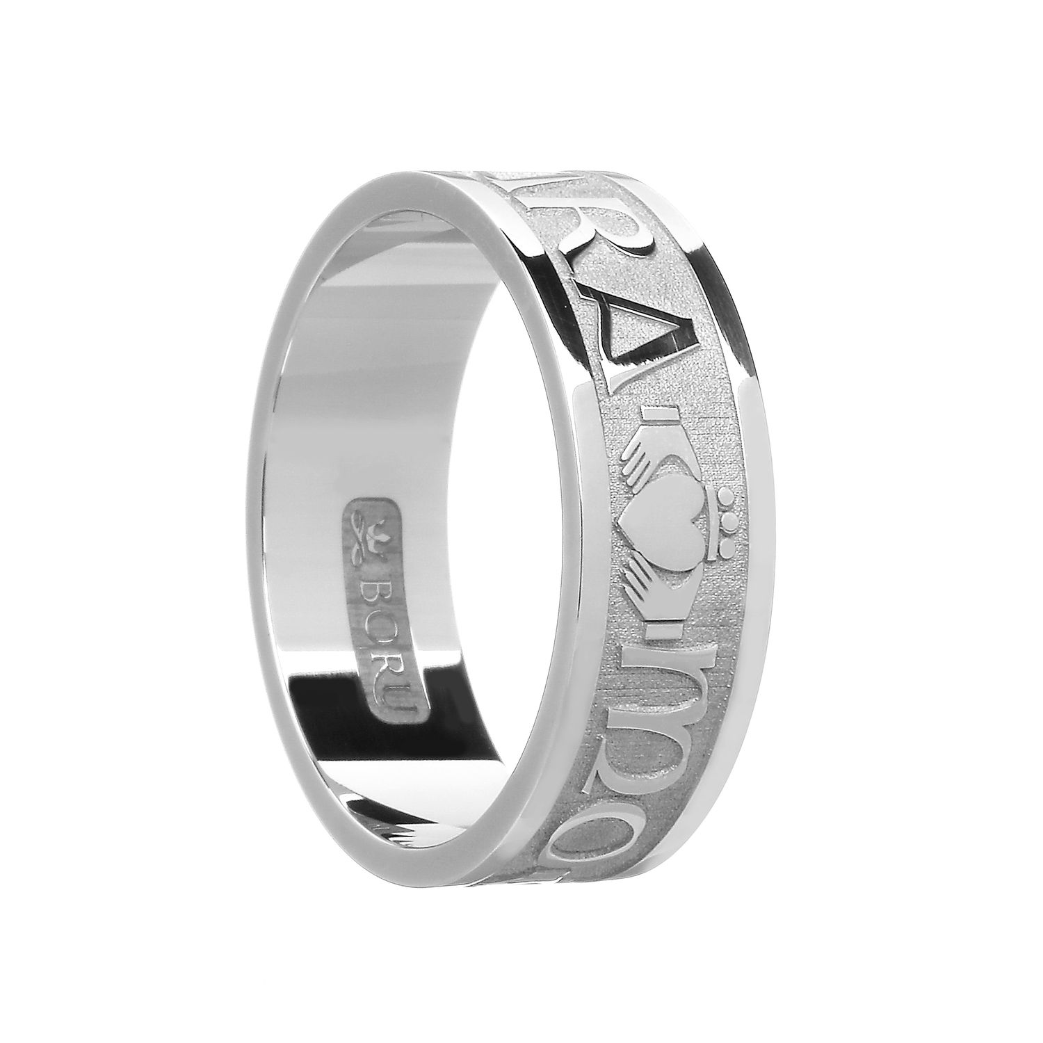 Sterling Silver Mo Anam Cara (My Soul Mate) Ring Size 6.5 Disc.
