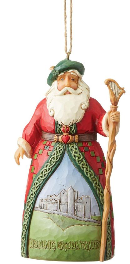Irish Santa Ornament Hanging