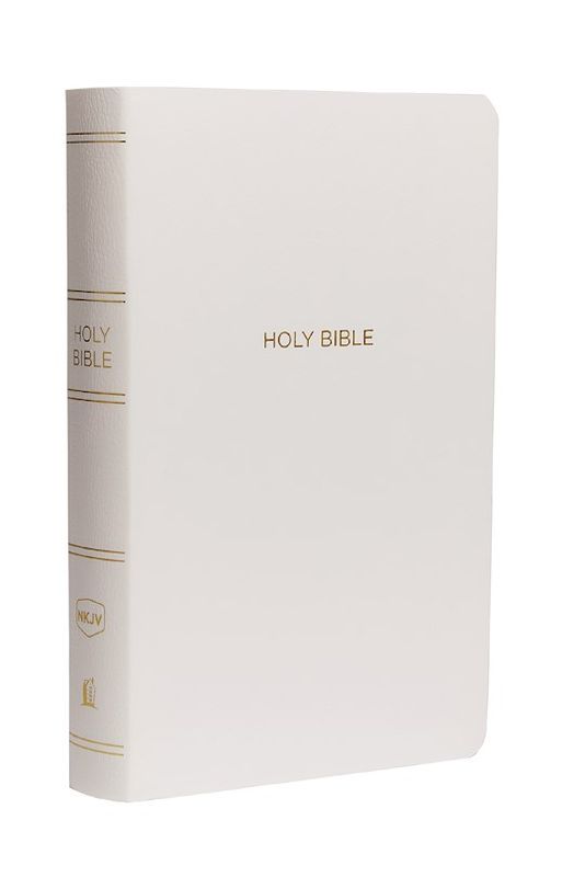 NKJV Gift &amp; Award Bible - Comfort Print White