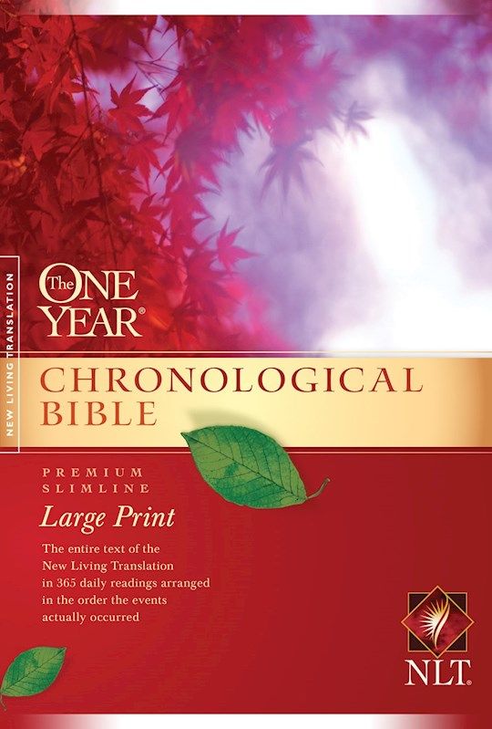 NLT The One Year Chronological Bible - Large Print Disc.