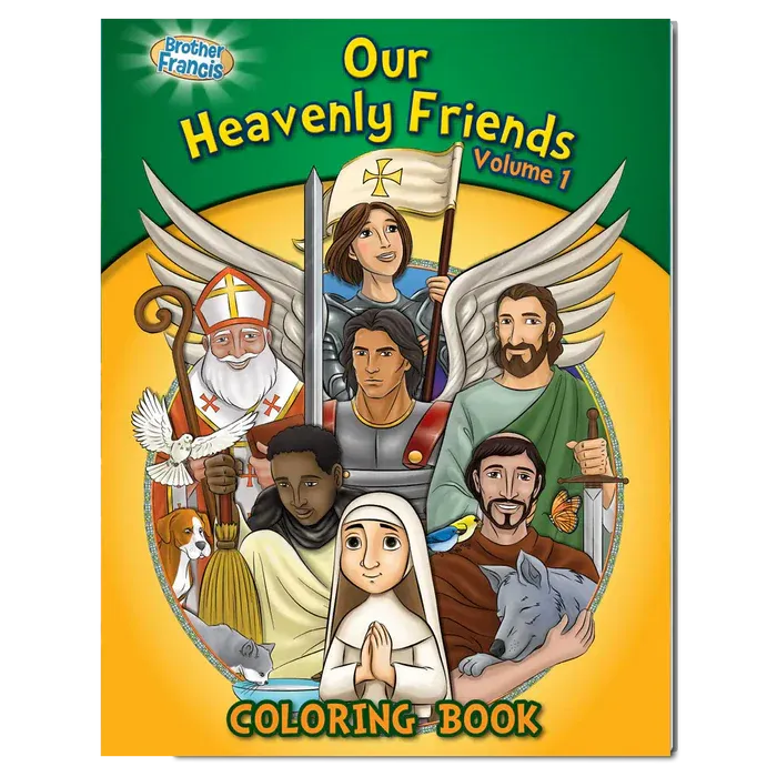 Coloring Book: Our Heavenly Friends