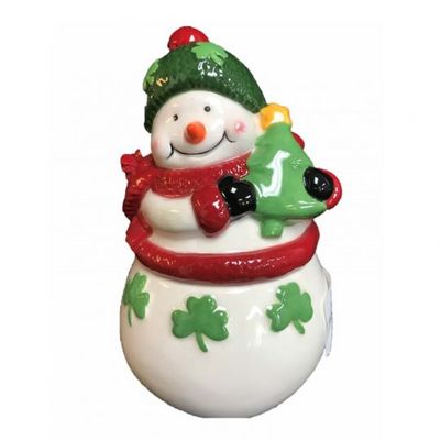 Irish Snowman Jar