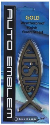 Jesus Fish Auto Emblem